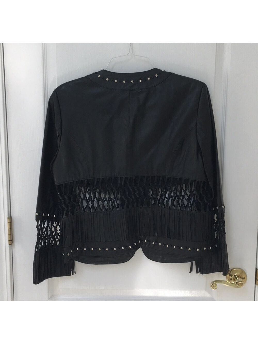 𝅺Pamela McCoy leather jacket - Picture 2 of 8